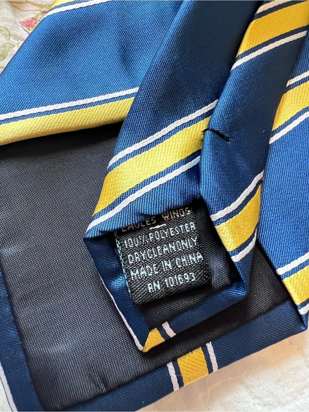 WVU Mountaineers Eagles Wings Necktie Bundle 3pc Lot